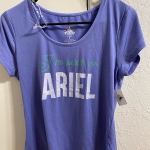 Disney little mermaid shirt, size Small , purple